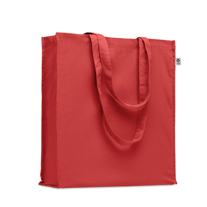 Nákupní taška z bio bavlny - BENTE COLOUR - červená