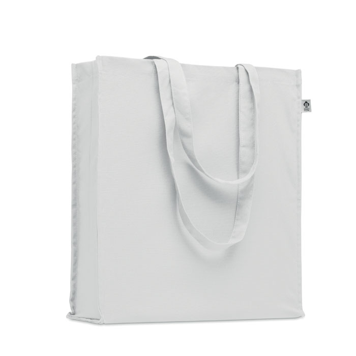 Nákupní taška z bio bavlny - BENTE COLOUR - biela