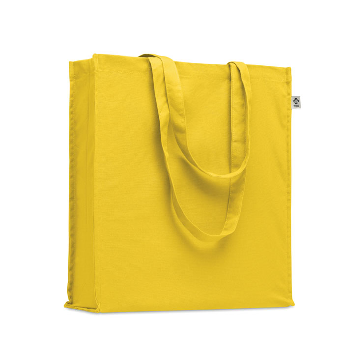 Nákupní taška z bio bavlny - BENTE COLOUR - žlutá