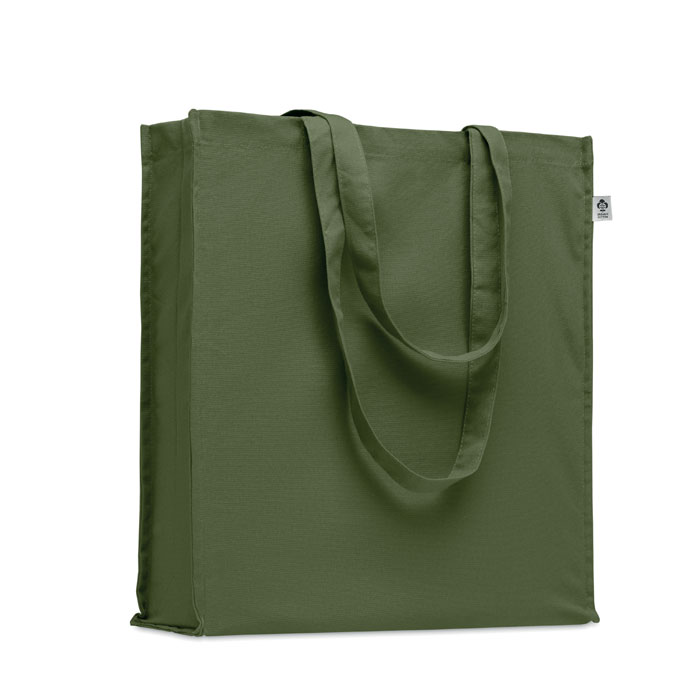 Nákupní taška z bio bavlny - BENTE COLOUR - zelená