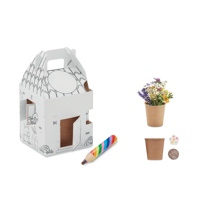 House shaped seeds grow set - FULLHOUSE - multicolor