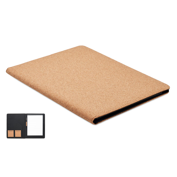 A4 cork conference folder - CONCORK - beige