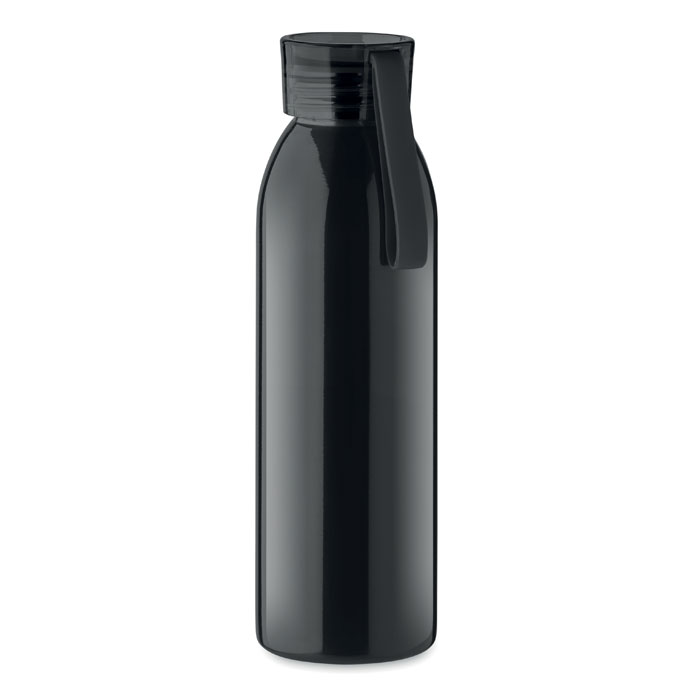 Edelstahlflasche 650ml - BIRA - schwarz