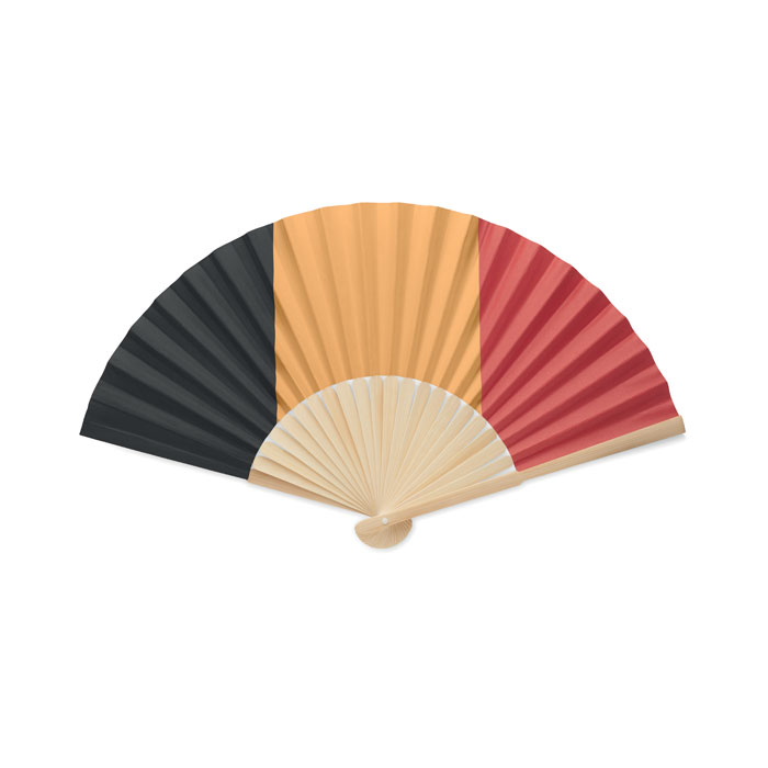 Manual fan flag design - FUNFAN - black