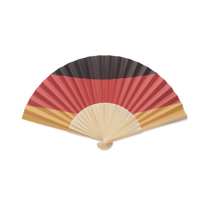 Manual fan flag design - FUNFAN - yellow