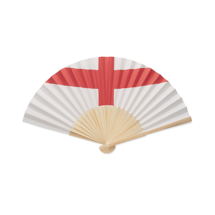 Manual fan flag design - FUNFAN - ivory