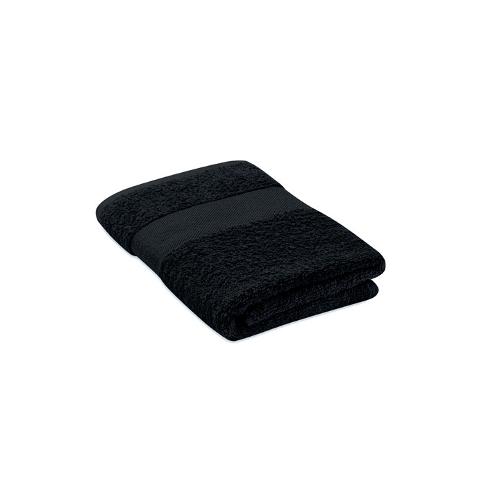 Towel organic 50x30cm - SERRY - black
