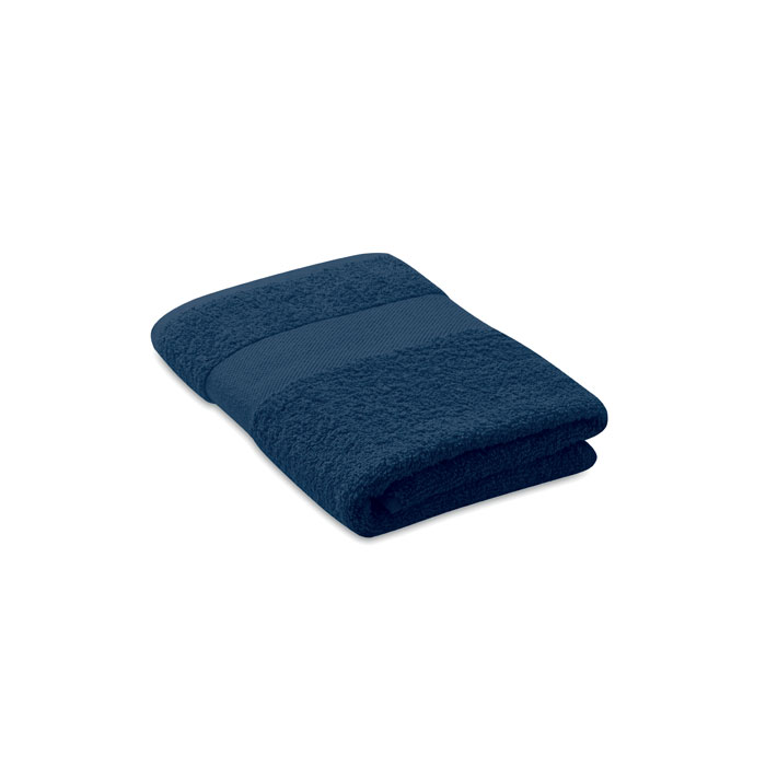 Ručník z bio bavlny 50x30 cm - SERRY - modrá