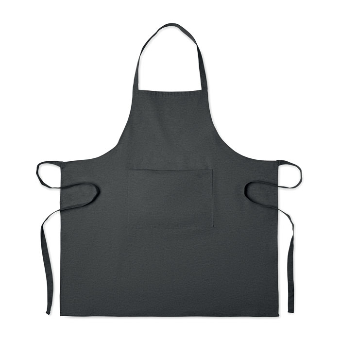 Recycled cotton Kitchen apron - CUINA - black