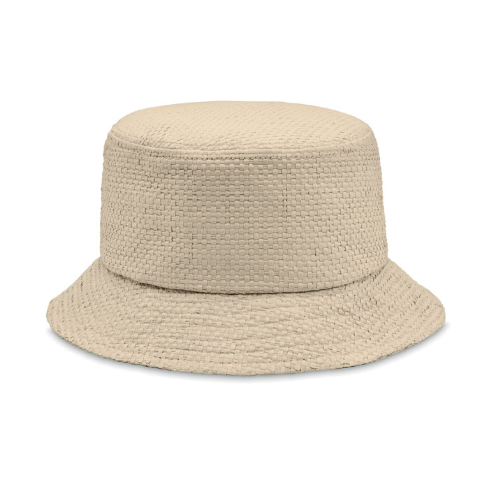 Bucket Hut Papierstroh - BILGOLA+ - Beige