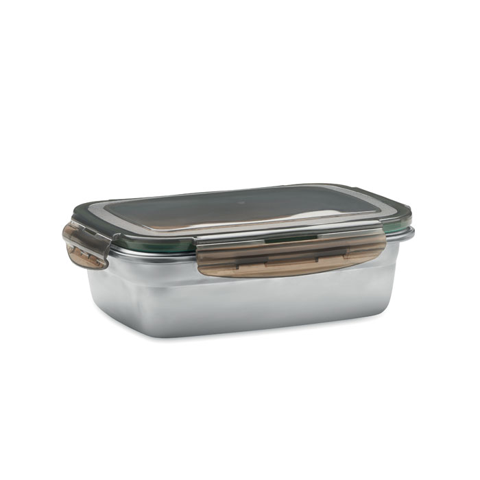 Lunch box 850 ml - LOX - transparent grey