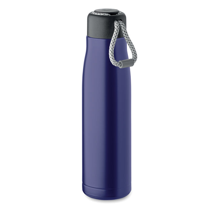 Dvoustěnná láhev 500 ml - CORDLE - královsky modrá