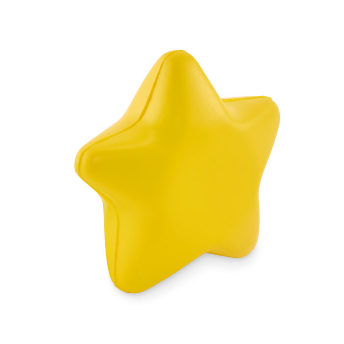 PU anti-stress star - STARLY - yellow