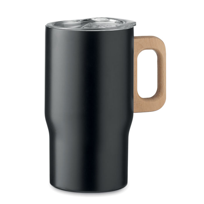 Doppelwandiger Becher 350ml - TUMBOO - schwarz