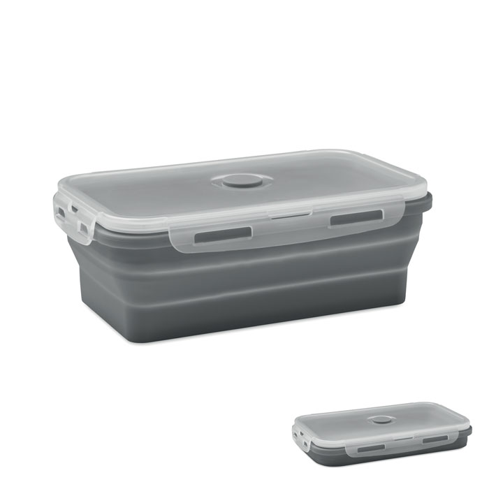 Faltbare Lunchbox 1200ml - KOLAPSO - Dunkelgrau