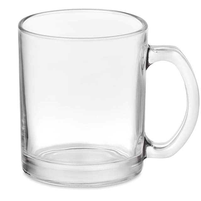 Glass sublimation mug 300ml  - transparent