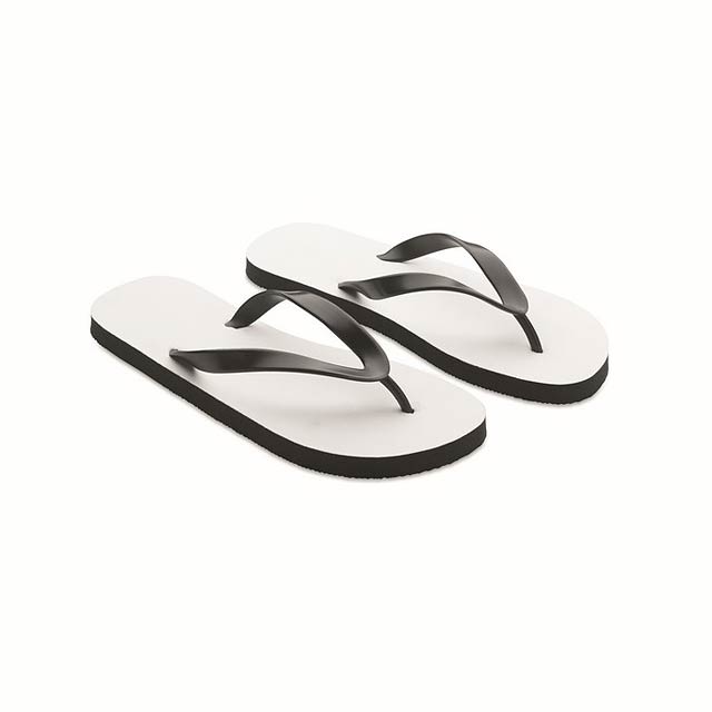 Plážové pantofle pro sublimaci - DO MEL - čierna