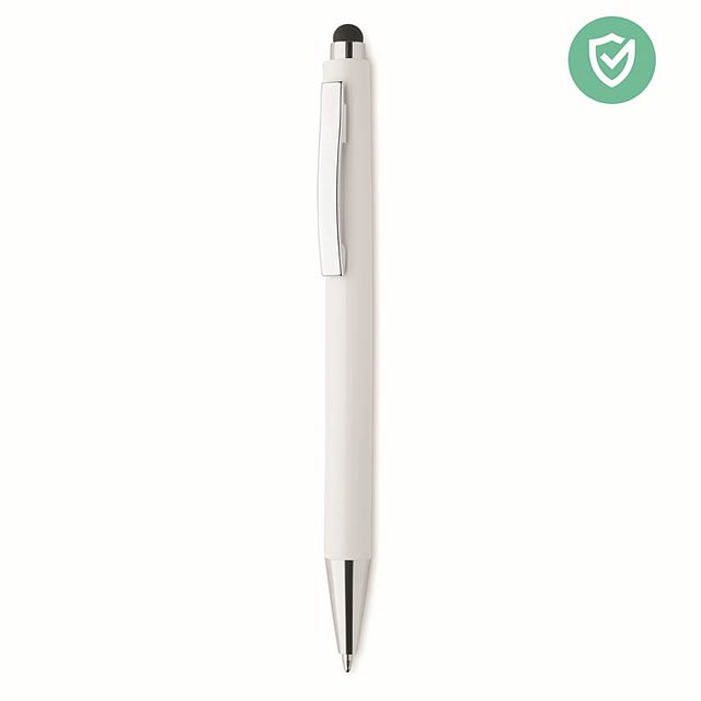 Antibakteriální pero a stylus - BLANQUITO CLEAN - bílá