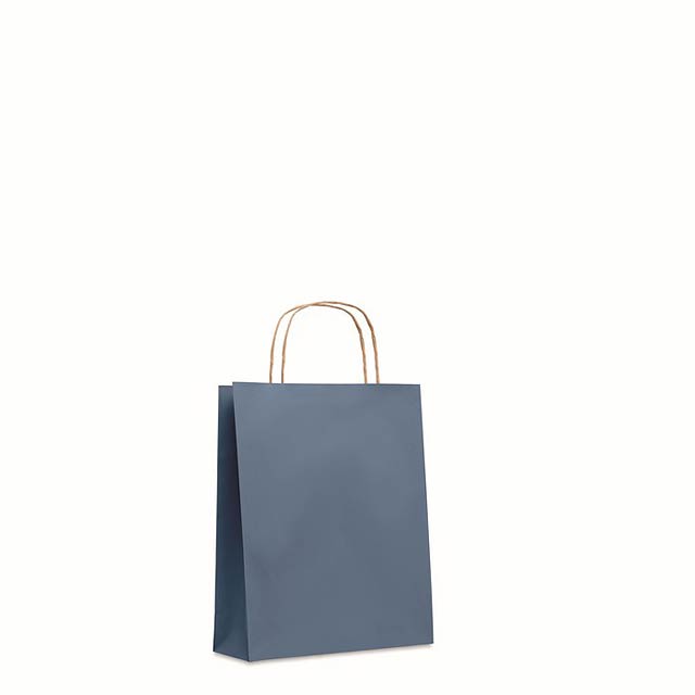 Malá dárková taška - PAPER TONE S - modrá
