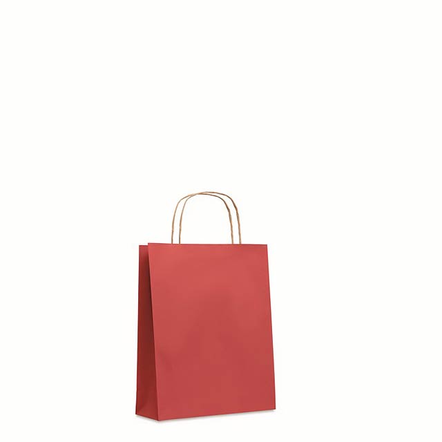 Malá dárková taška - PAPER TONE S - červená