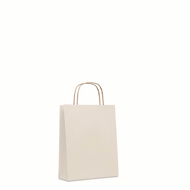 Malá dárková taška - PAPER TONE S - bílá