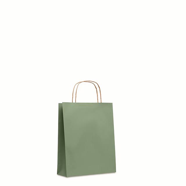 Malá dárková taška - PAPER TONE S - zelená