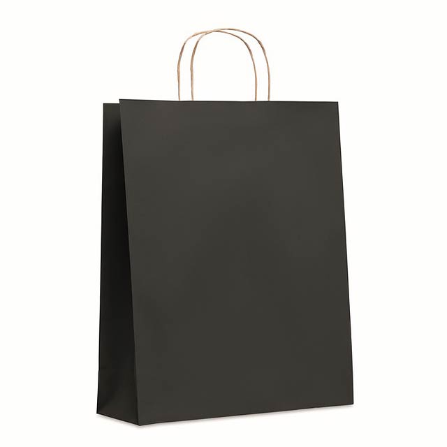 Velká dárková taška - PAPER TONE L - čierna