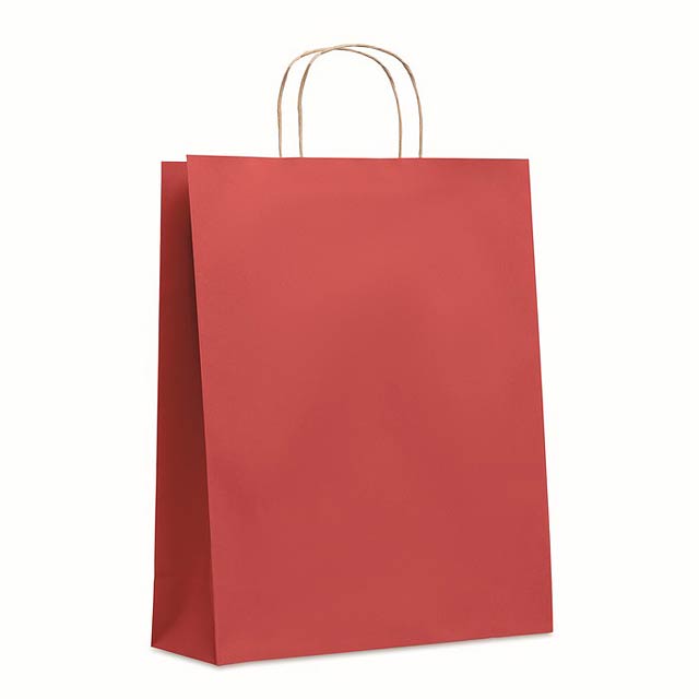 Velká dárková taška - PAPER TONE L - červená