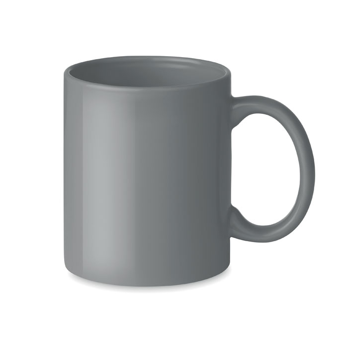 Coloured ceramic mug 300ml - DUBLIN TONE - grey