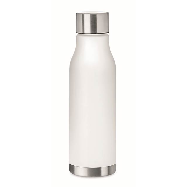 Láhev z RPET, 600ml - GLACIER RPET - transparentní bílá