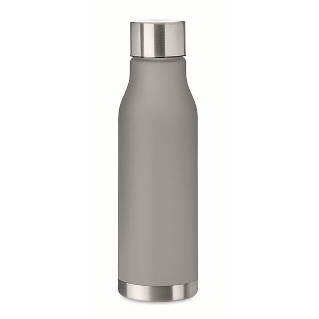 Láhev z RPET, 600ml - GLACIER RPET - transparentná šedá