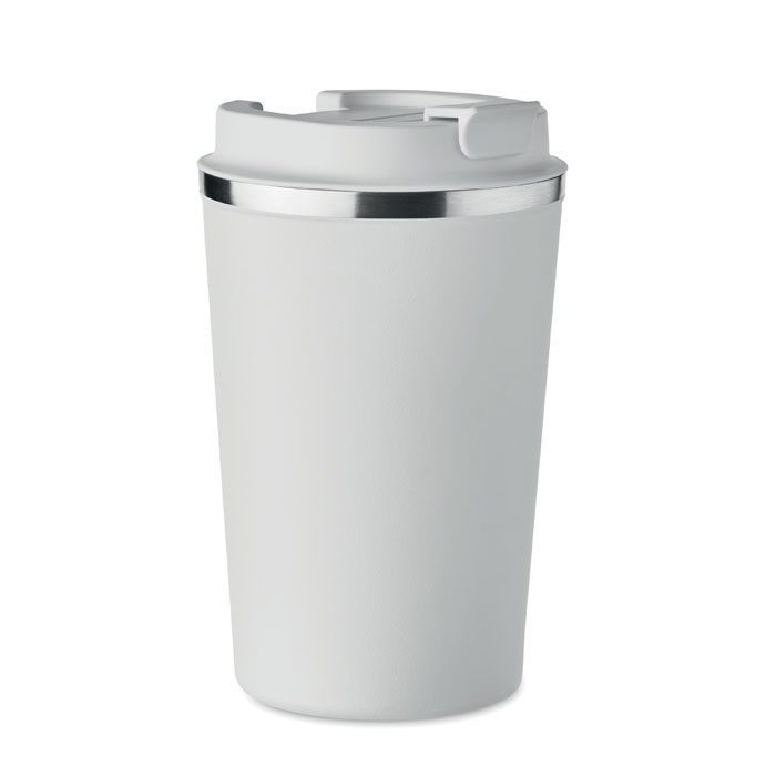 Double wall tumbler 350 ml - BRACE - white