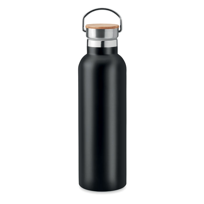 Double wall flask 750ml - HELSINKI MED - black