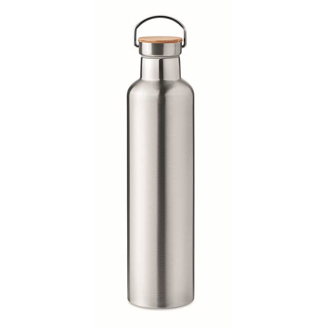 Dvoustěnná láhev 750ml - HELSINKI LARGE - stříbrná mat