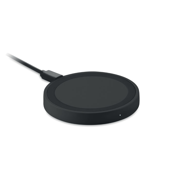 Small wireless charger 10W - WIRELESS PLATO + - black