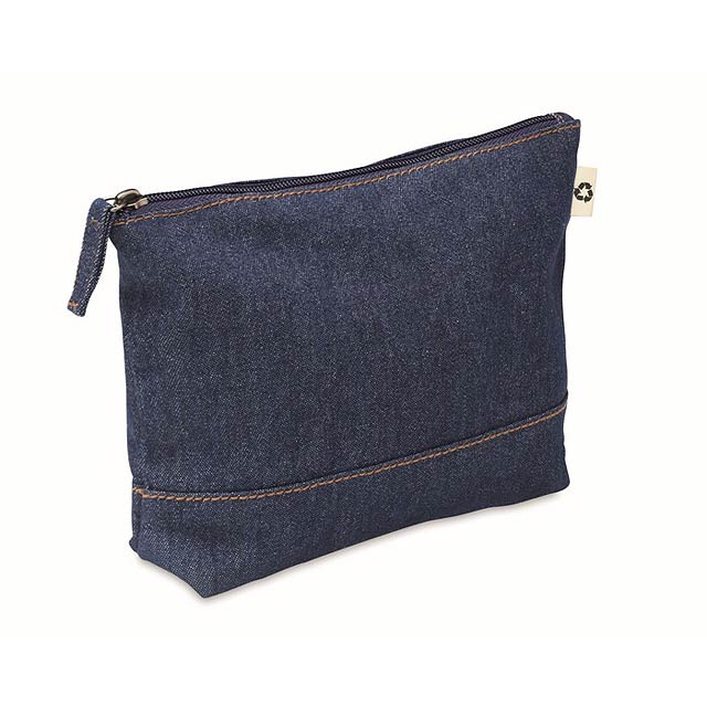 Toaletní taštiščka z džínoviny - STYLE POUCH - modrá