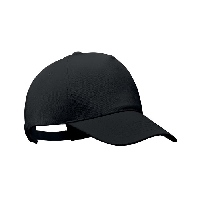 Organic cotton baseball cap - BICCA CAP - black