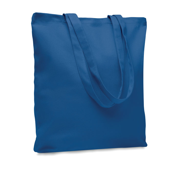 270g plátěná nákupní taška - RASSA COLOURED - kráľovsky modrá