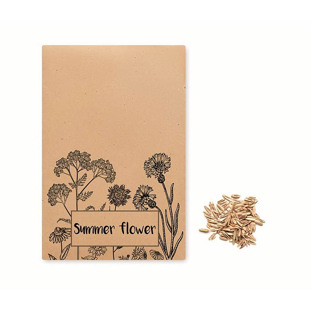 Směs semen květin v obálce - SEEDLOPE - béžová
