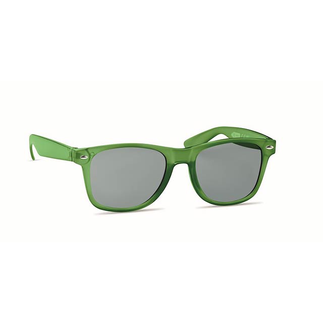 Sluneční brýle z RPET - MACUSA - transparentná zelená
