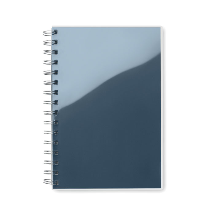 A5 RPET notebook recycled lined - ANOTATE - blue