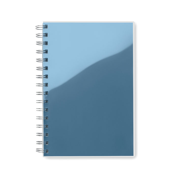 A5 RPET notebook recycled lined - ANOTATE - royal blue