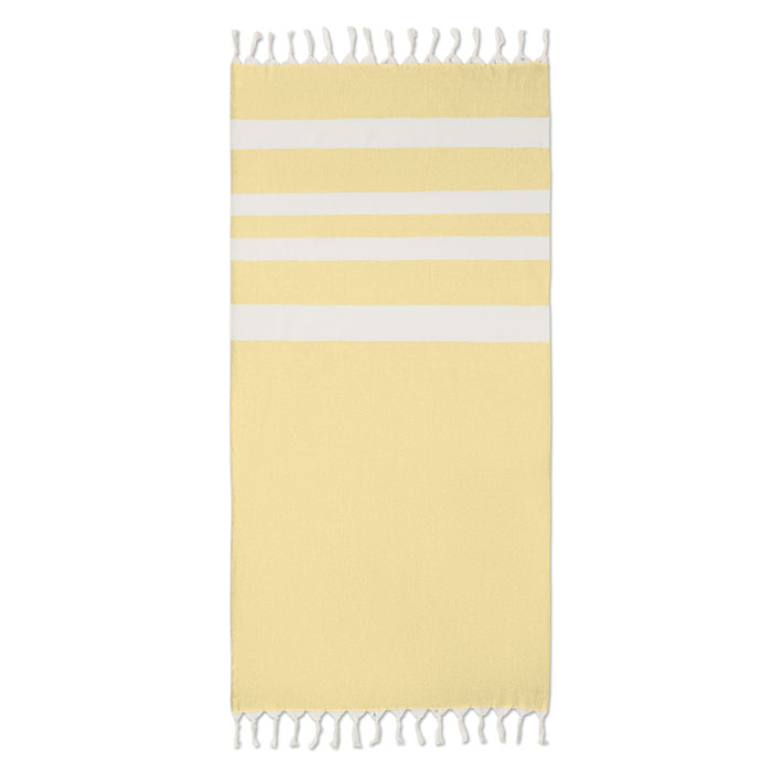 Hamman towel blanket 140 gr/m² - AGOURA - yellow