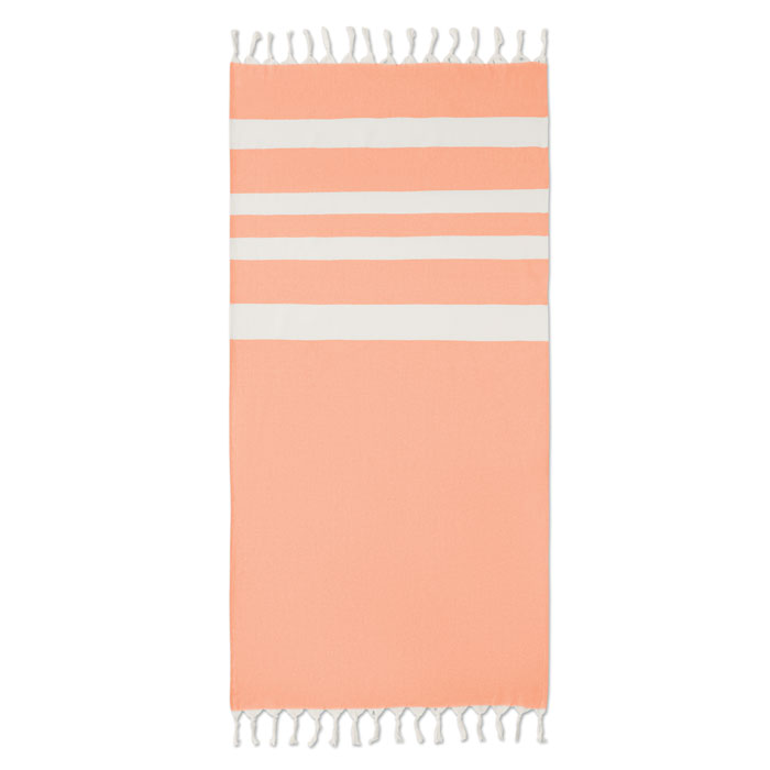Hamman towel blanket 140 gr/m² - AGOURA - orange