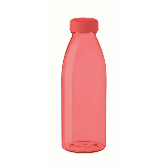 RPET láhev 500 ml - SPRING - transparentná červená