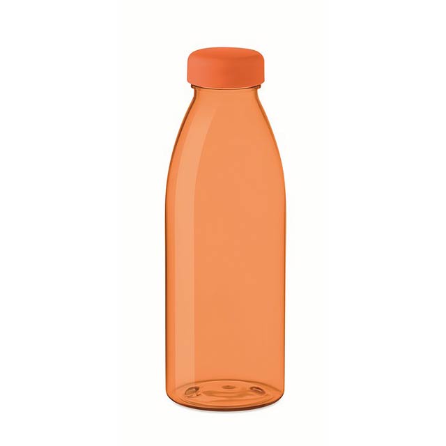RPET láhev 500 ml - SPRING - transparentní oranžová