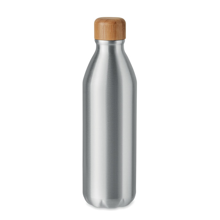 Aluminium bottle 550 ml - ASPER - matt silver