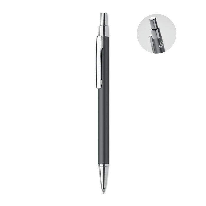 Recycled aluminium ball pen - DANA - titanium