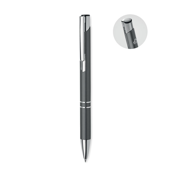 Recycled aluminium ball pen - DONA - titanium