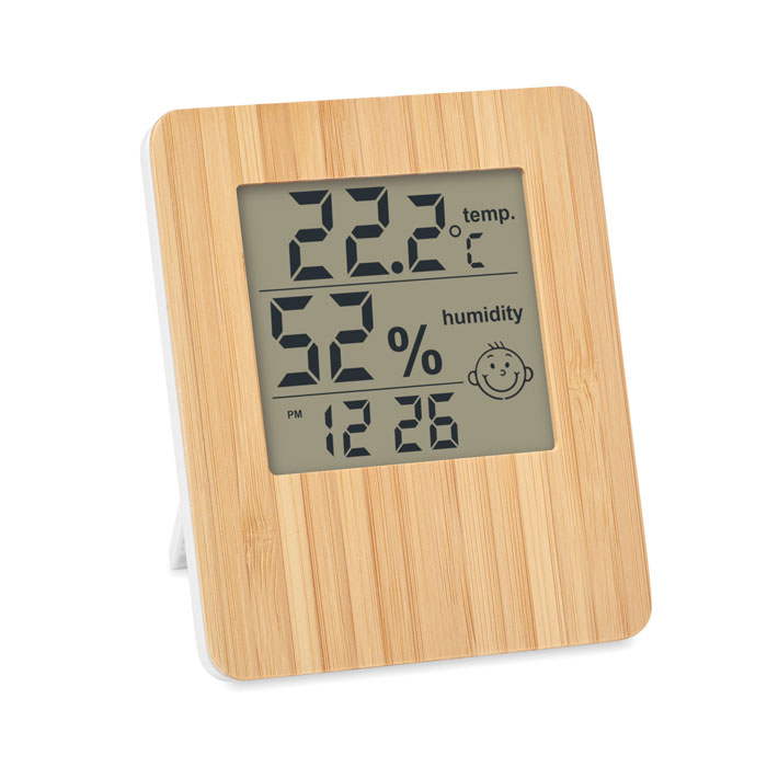 Wetterstation Bambus - SUNCITY - Holz